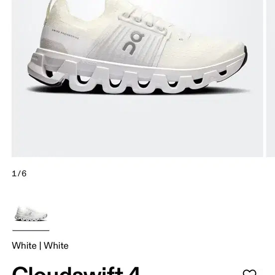 [SOLD OUT] (새제품)온러닝 클라우드스위프트4 235 런닝화