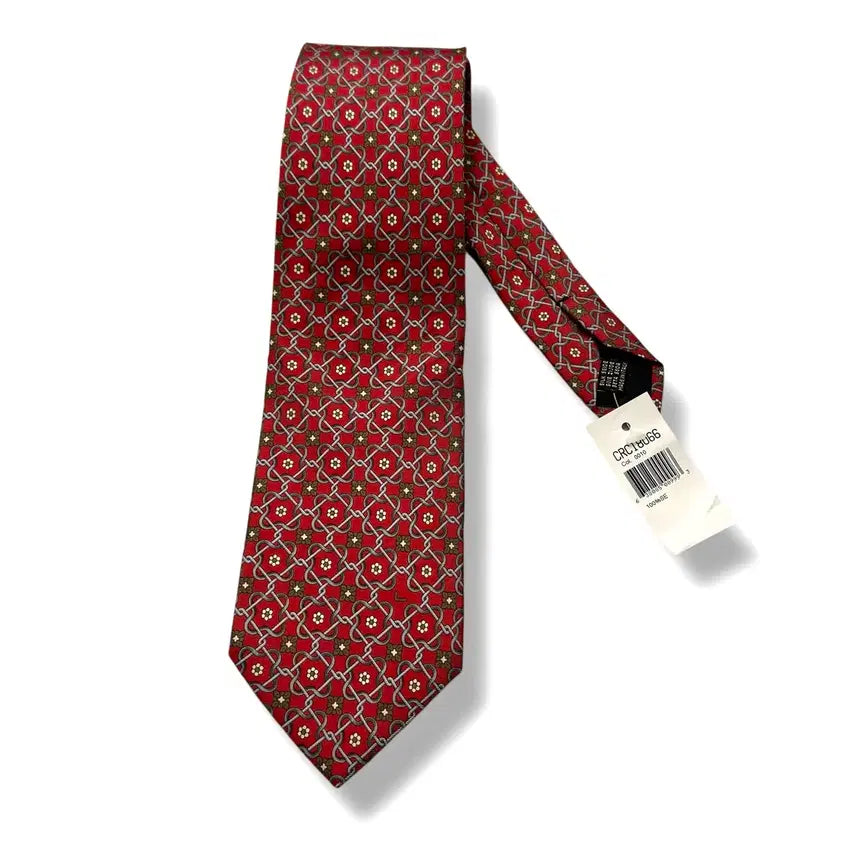 [BUNJANG] Lancel Vintage Silk Tie / 90s LANCEL 란셀 빈티지 실크 넥타이 (새상품)