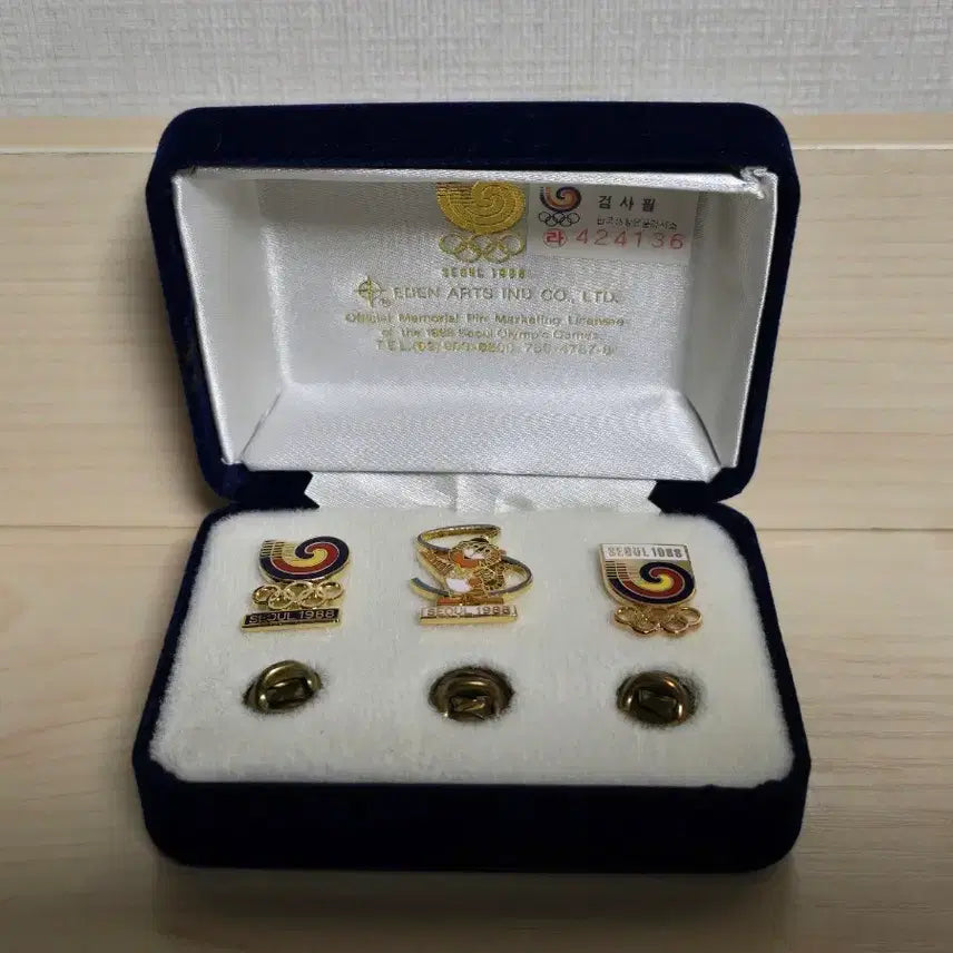 [BUNJANG] 1988 Seoul Olympics Hodori Pin Badge Set / 1988 서울올림픽 호돌이 핀뱃지 세트