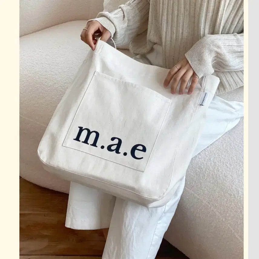 [BUNJANG] Muku &amp; Ebony Mae Logo Bag Shoulder Bag / 무쿠앤에보니 mae 로고 백 가방 숄더백 미개봉 새상품
