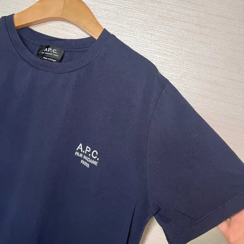 [BUNJANG] A.P.C Navy Short Sleeve T-shirt / A.P.C 아페쎄 네이비 반팔 티셔츠
