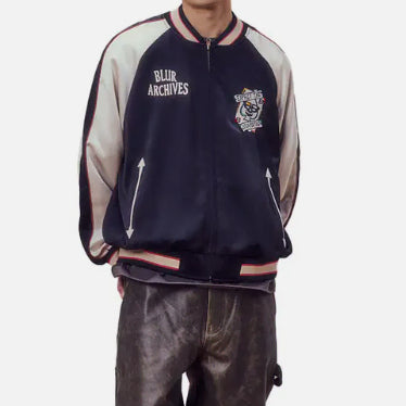 [SOLD OUT] [M] 블러(BLUR 1.0) 리버서블 크로스드 핑거 수베니어 자켓 블랙
