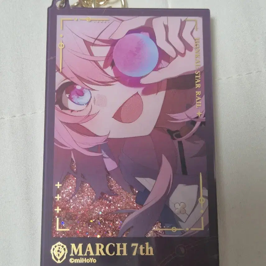 [BUNJANG] Honkai: Star Rail March 7th Acrylic Keyring / 붕괴 스타레일 삼칠이 유사 아크릴 키링 마치세븐스(Mar.7th)