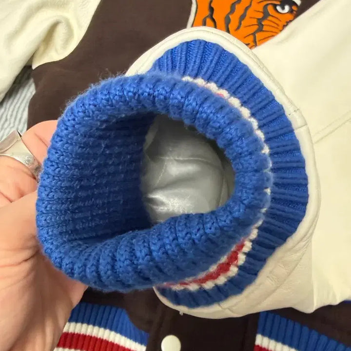 [BUNJANG] Supreme Tiger Varsity Jacket Brown / (L) 슈프림 타이거 바시티 자켓 브라운