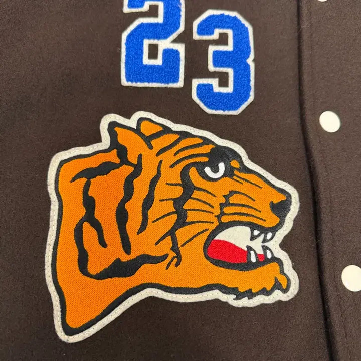 [BUNJANG] Supreme Tiger Varsity Jacket Brown / (L) 슈프림 타이거 바시티 자켓 브라운