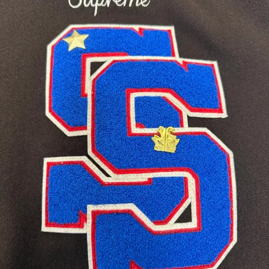 [BUNJANG] Supreme Tiger Varsity Jacket Brown / (L) 슈프림 타이거 바시티 자켓 브라운