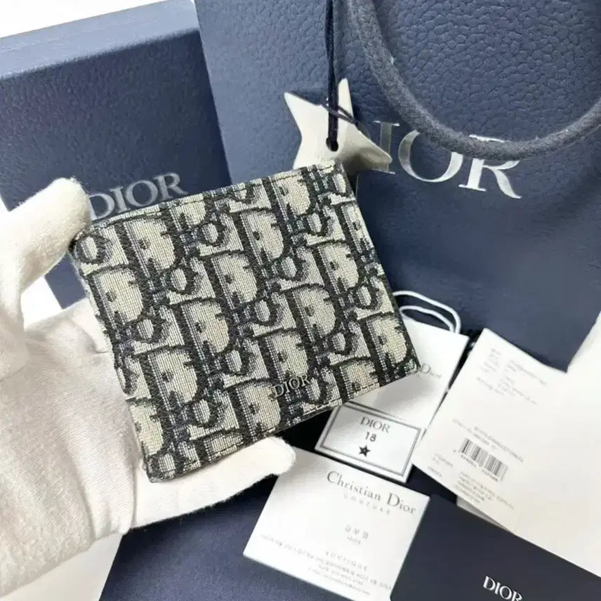 [BUNJANG] Dior Oblique Beige Wallet / (정품)(풀구성,새상품급)디올 오블리크 반지갑 베이지