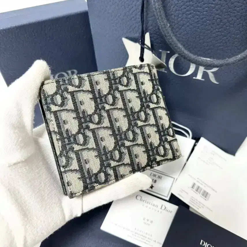 [BUNJANG] Dior Oblique Beige Wallet / (정품)(풀구성,새상품급)디올 오블리크 반지갑 베이지
