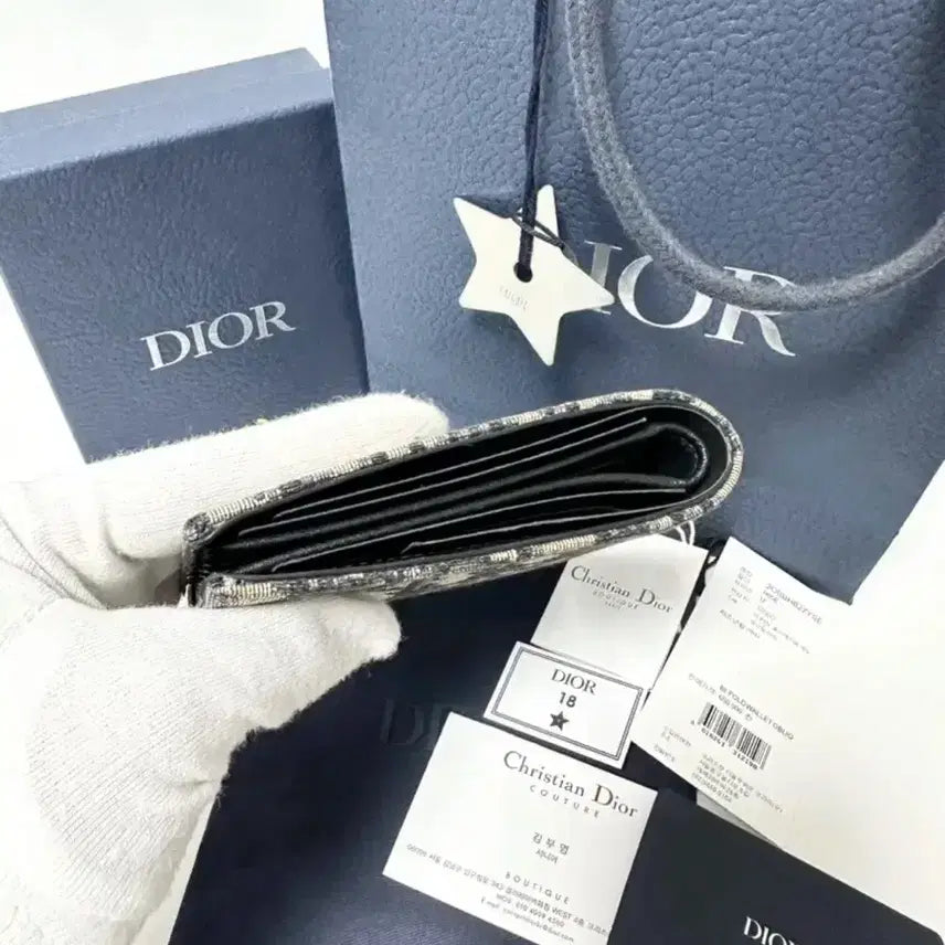 [BUNJANG] Dior Oblique Beige Wallet / (정품)(풀구성,새상품급)디올 오블리크 반지갑 베이지