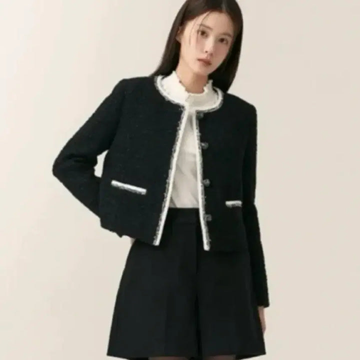 [BUNJANG] Roem Tweed Jacket XS Black / 로엠트위드자켓 새제품 XS블랙
