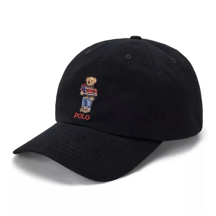 [SOLD OUT] (정품)폴로 랄프로렌 키즈 테디베어 캡모자 치노 볼캡 블랙 모자