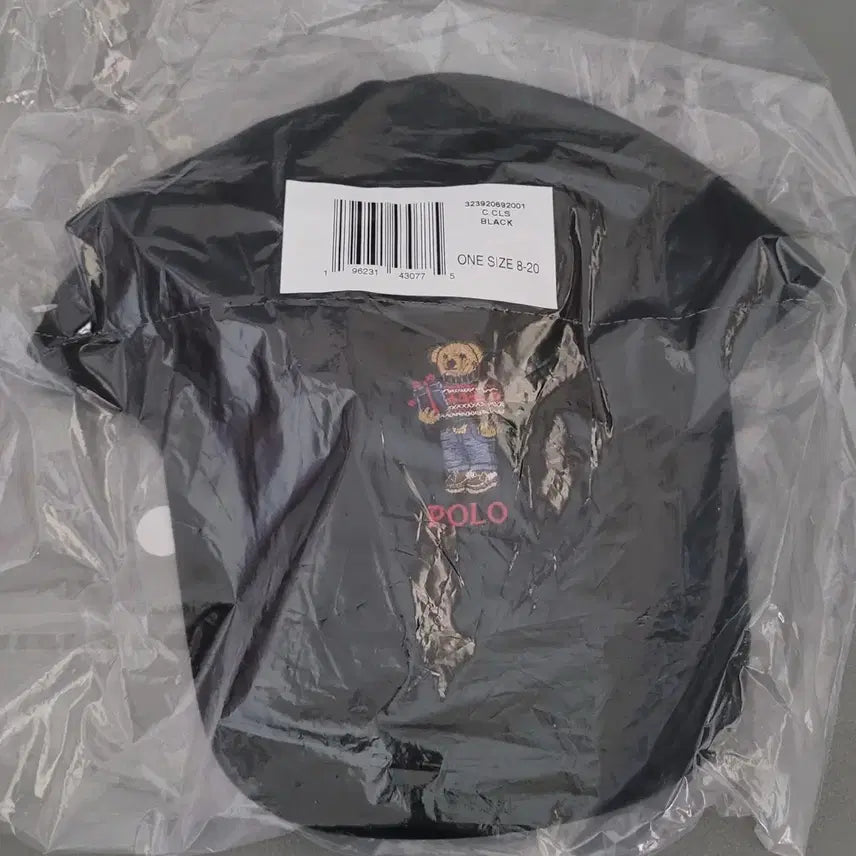 [SOLD OUT] (정품)폴로 랄프로렌 키즈 테디베어 캡모자 치노 볼캡 블랙 모자