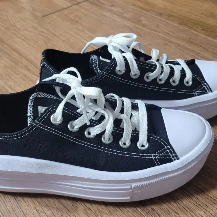 [BUNJANG] Converse Chuck Taylor All Star Move Black Sneakers / 척테일러 올스타 무브 블랙