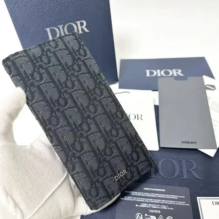 [BUNJANG] Dior Oblique Long Wallet Black / (정품)(풀구성)디올 오블리크 장지갑 블랙