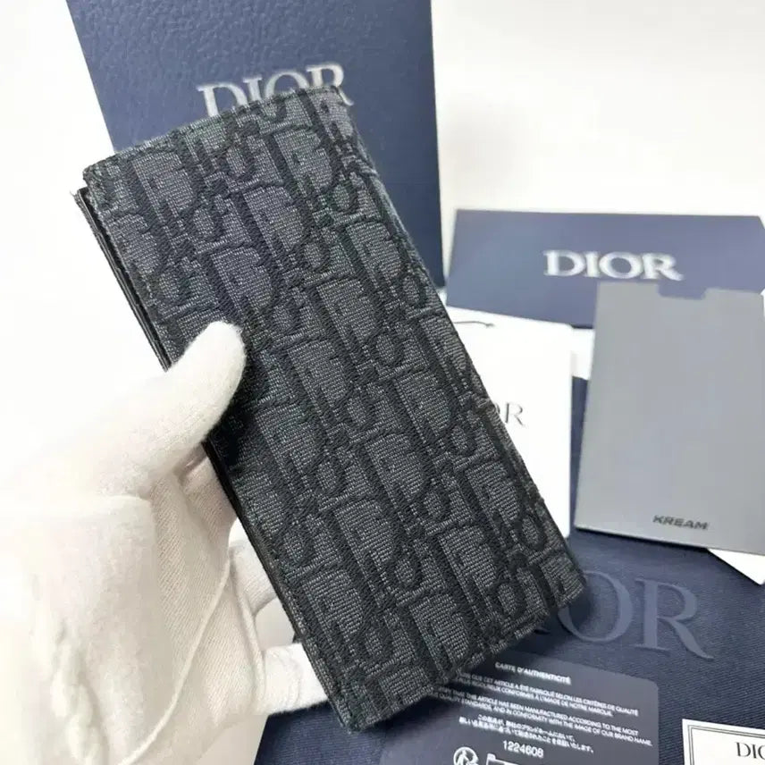 [BUNJANG] Dior Oblique Long Wallet Black / (정품)(풀구성)디올 오블리크 장지갑 블랙