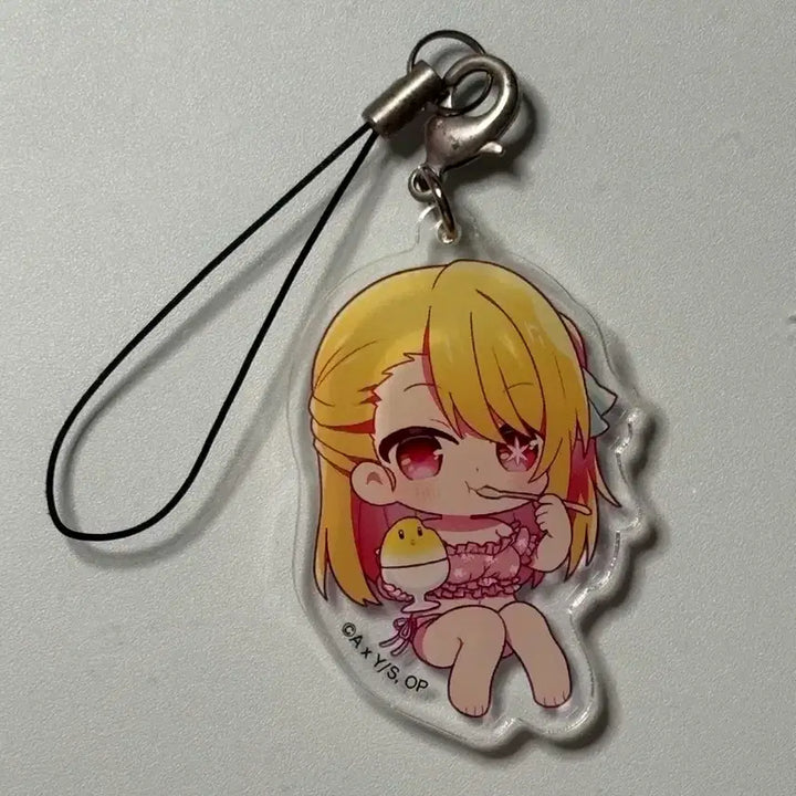 [BUNJANG] Oshi no Ko Hoshino Ruby Acrylic Strap / 최애의 아이 오시노코 호시노 루비 여름 쿠지 아크릴 스트랩