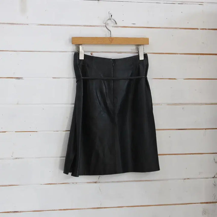 [BUNJANG] JILL STUART Leather Skirt / JILL STUART 레더 스커트 (여성용 24.5)