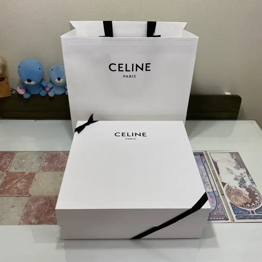 [BUNJANG] Celine Box Set / 셀린느 가방 박스(36x36x12.5) + 리본 + 쇼핑백