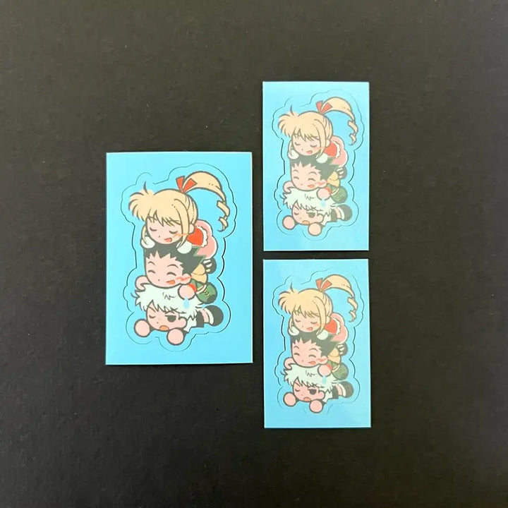 [BUNJANG] Hunter x Hunter Gon Killua Biscuit Krueger Sticker Goods / 헌터헌터 헌헌 천사님 곤 키르아 비스켓 크루거 스티커 굿즈