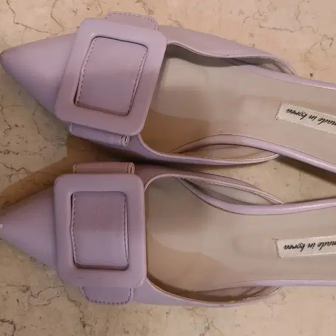 [BUNJANG] N.threa Lavender Mule Slippers / N.threa 라벤더 뮬 슬리퍼 235~240(5cm)