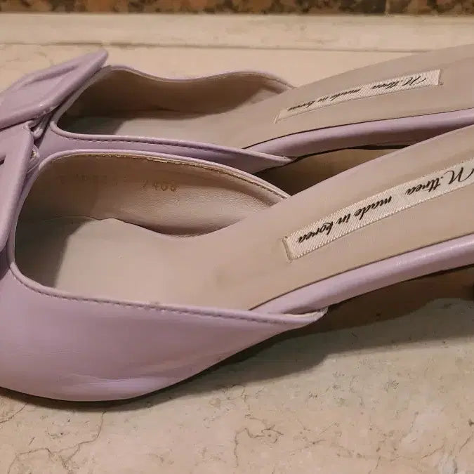 [BUNJANG] N.threa Lavender Mule Slippers / N.threa 라벤더 뮬 슬리퍼 235~240(5cm)