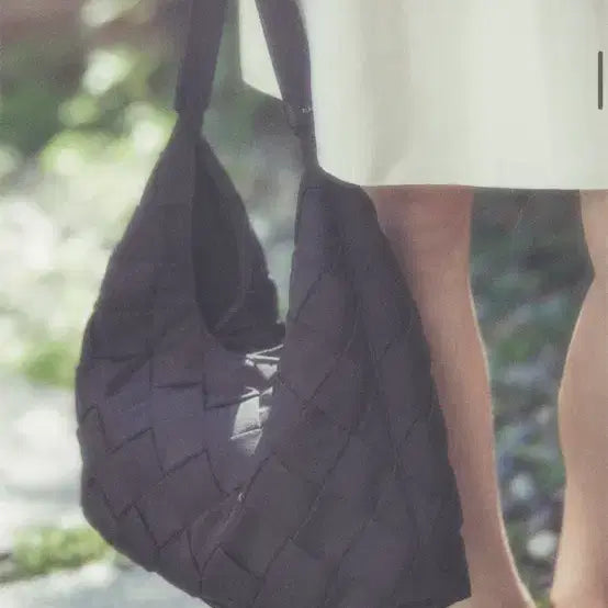 [BUNJANG] ELBATAGEV Leathering Mesh Bag Black / 엘바테게브 레더링 메쉬백 블랙