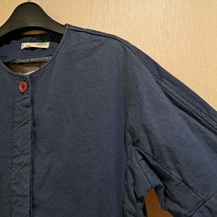 [BUNJANG] Navy Long Cardigan Shirt Coat - Size L / 네이비 컬러 롱 가디건형 셔츠 코트사이즈L