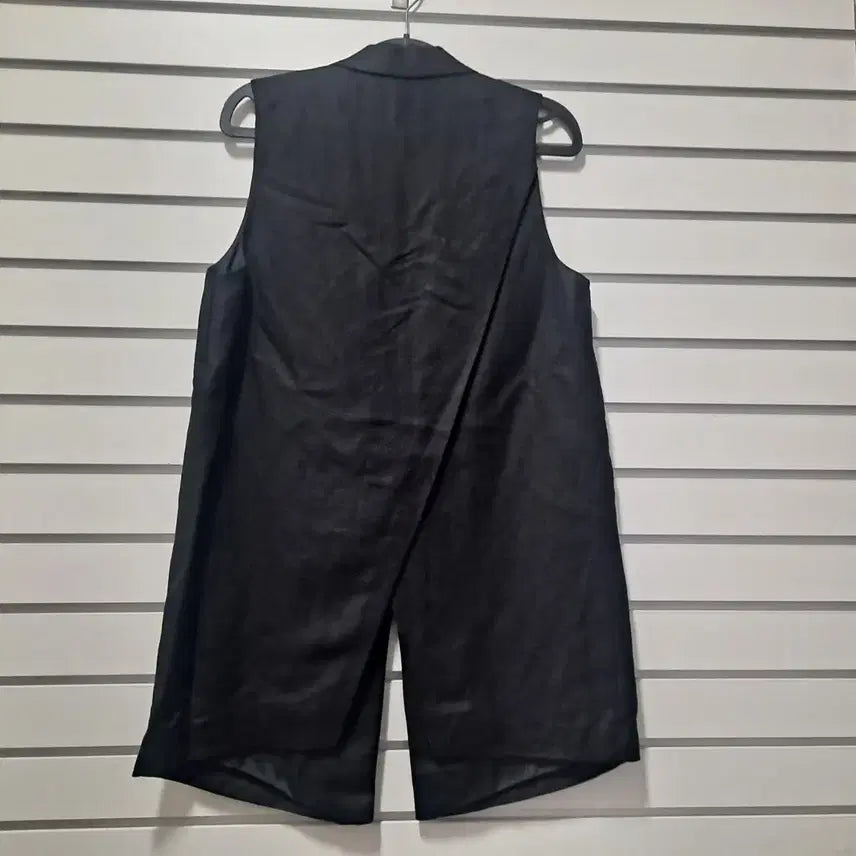 [BUNJANG] Maison Margiela Black Silk Blend Long Vest / 마르지엘라 블랙 롱 실크혼방 베스트 조끼/66/옷장꾸미기