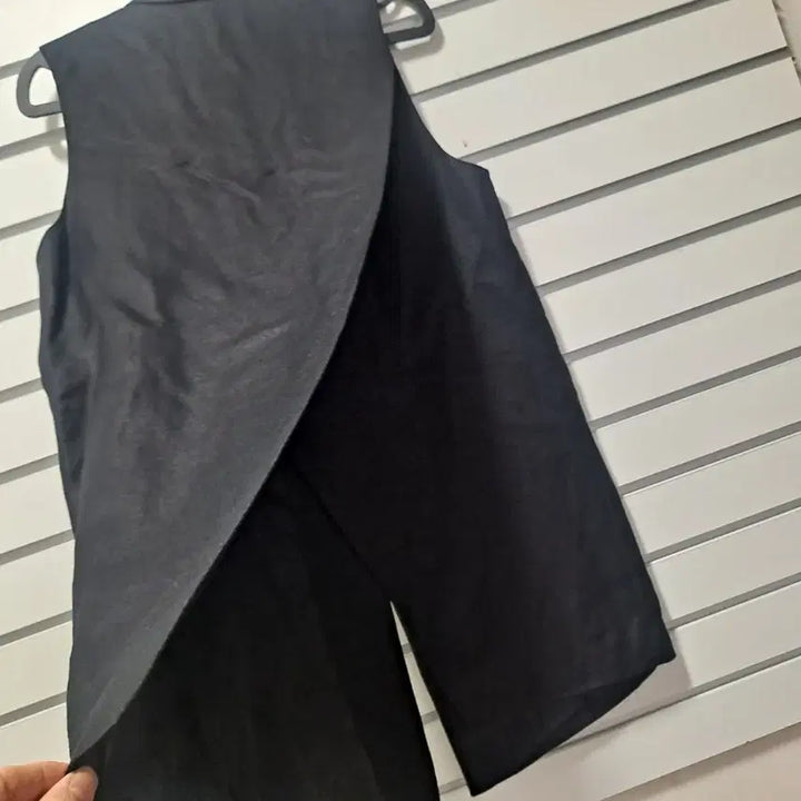 [BUNJANG] Maison Margiela Black Silk Blend Long Vest / 마르지엘라 블랙 롱 실크혼방 베스트 조끼/66/옷장꾸미기