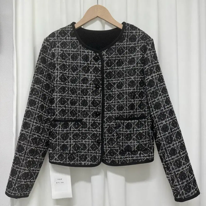 [BUNJANG] Tweed Black Jacket / [새상품] 트위드 블랙 자켓