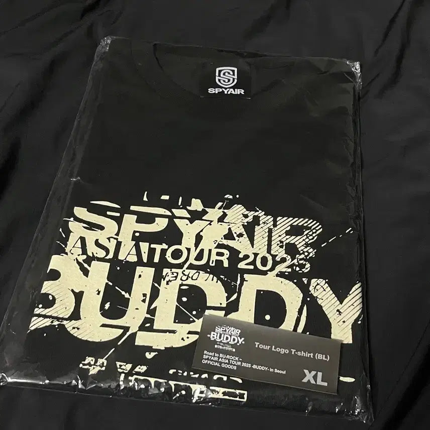 [BUNJANG] SPYAIR Buddy Concert MD T-shirt XL / 스파이에어 버디 콘서트 MD 티셔츠  XL 팝니다.