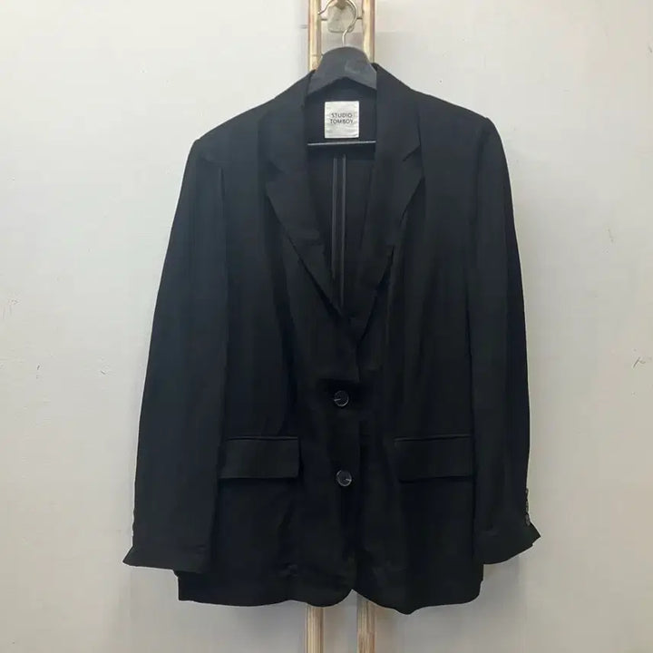 [BUNJANG] STUDIO TOMBOY Linen Jacket (Size 55) / 스튜디오 톰보이(STUDIO TOMBOY) 마 자켓 55