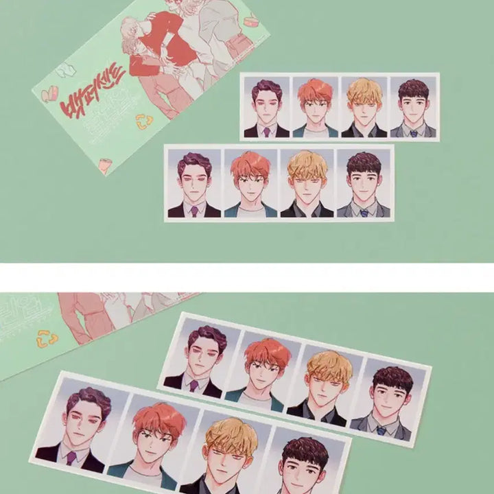 [BUNJANG] JAIME SHOP BACKUP 100% Clean Up Proof Photos (Wooin, Yunsul, Jeongsu) Goods / 재이미샵 백퍼센트 클린업 백클업 석연 우인 윤설 정수 증명사진 증사 굿즈