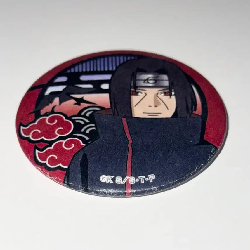 [BUNJANG] Naruto Jump Shop Itachi Kanji Badge / [나루토] 점프샵 이타치 화지 캔뱃지