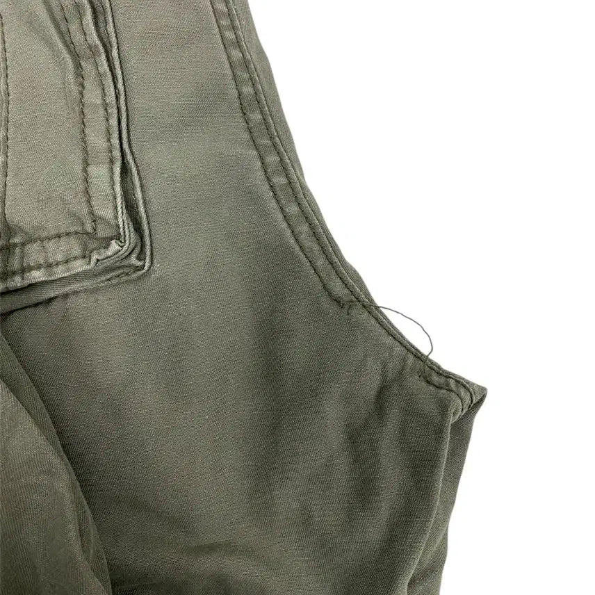 [BUNJANG] Vintage Khaki Multi-Pocket Cargo Pants - 32 inch / 빈티지 카키 멀티 포켓 카고팬츠-32인치