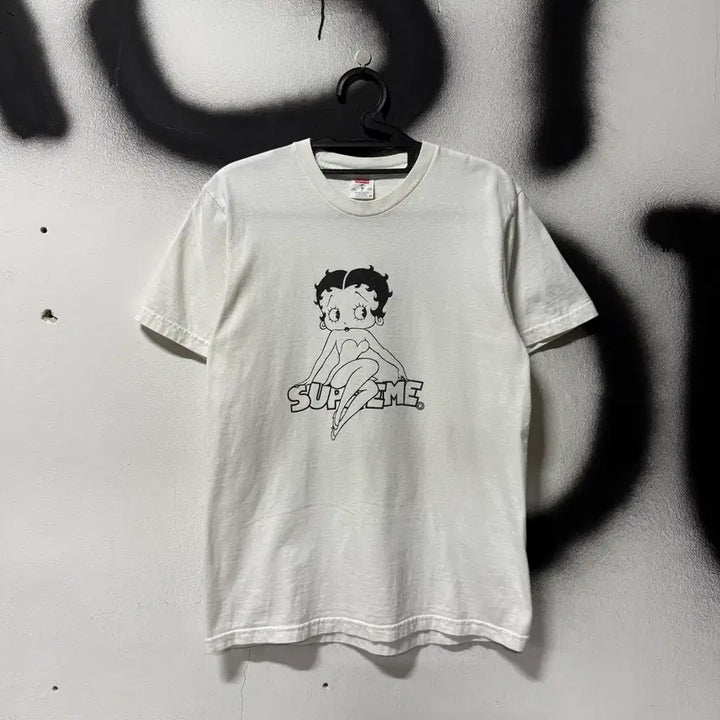 [BUNJANG] Supreme Betty Boop Big Print T-shirt / SS16 슈프림 x 베티붑 빅 프린팅 반팔 티셔츠