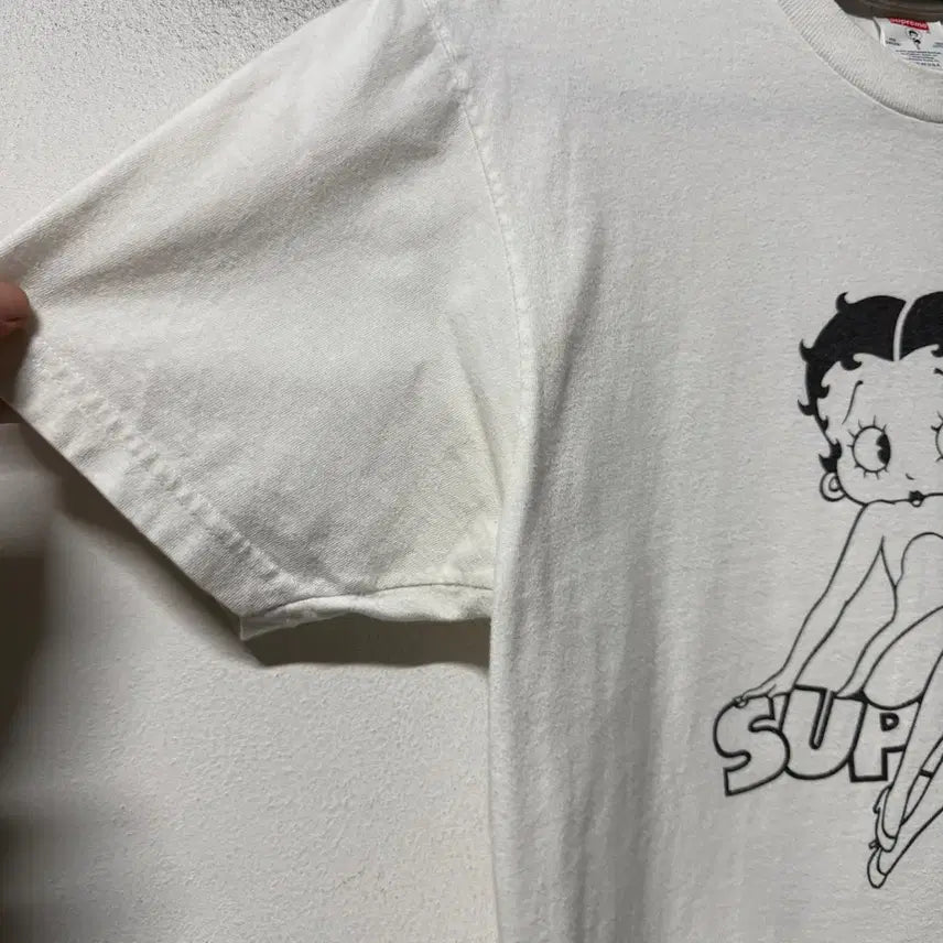 [BUNJANG] Supreme Betty Boop Big Print T-shirt / SS16 슈프림 x 베티붑 빅 프린팅 반팔 티셔츠
