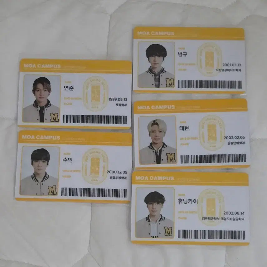 [BUNJANG] TXT (Tomorrow X Together) 2021 Dream Week Student ID Card / 투바투 2021 드림위크 학생증