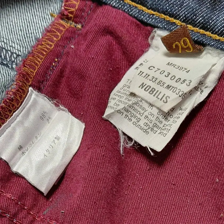 [BUNJANG] Notify NOBILIS Selvedge Denim Jeans / [29] Notify 이탈리아제 셀비지 데님 (NOBILIS 라인)