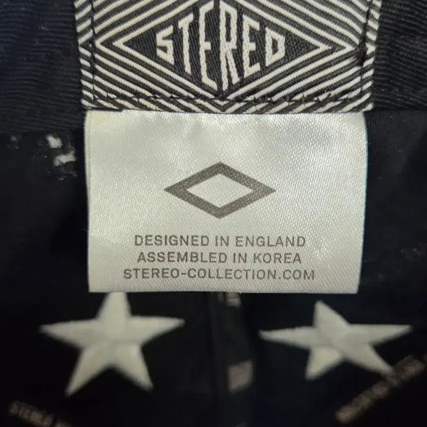 [SOLD OUT] 스테레오 바이널스 별 자수 블랙 볼캡