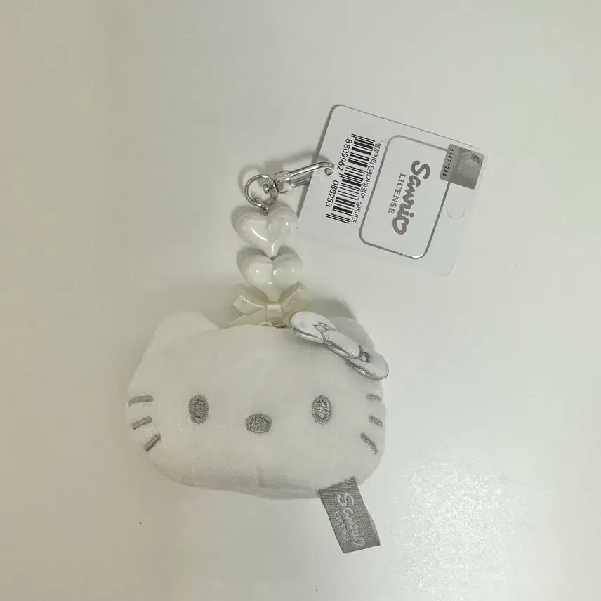 [BUNJANG] Sanrio Hello Kitty Silver Bead Doll Keychain / (새상품) 산리오 실버 비즈 키티 인형 키링