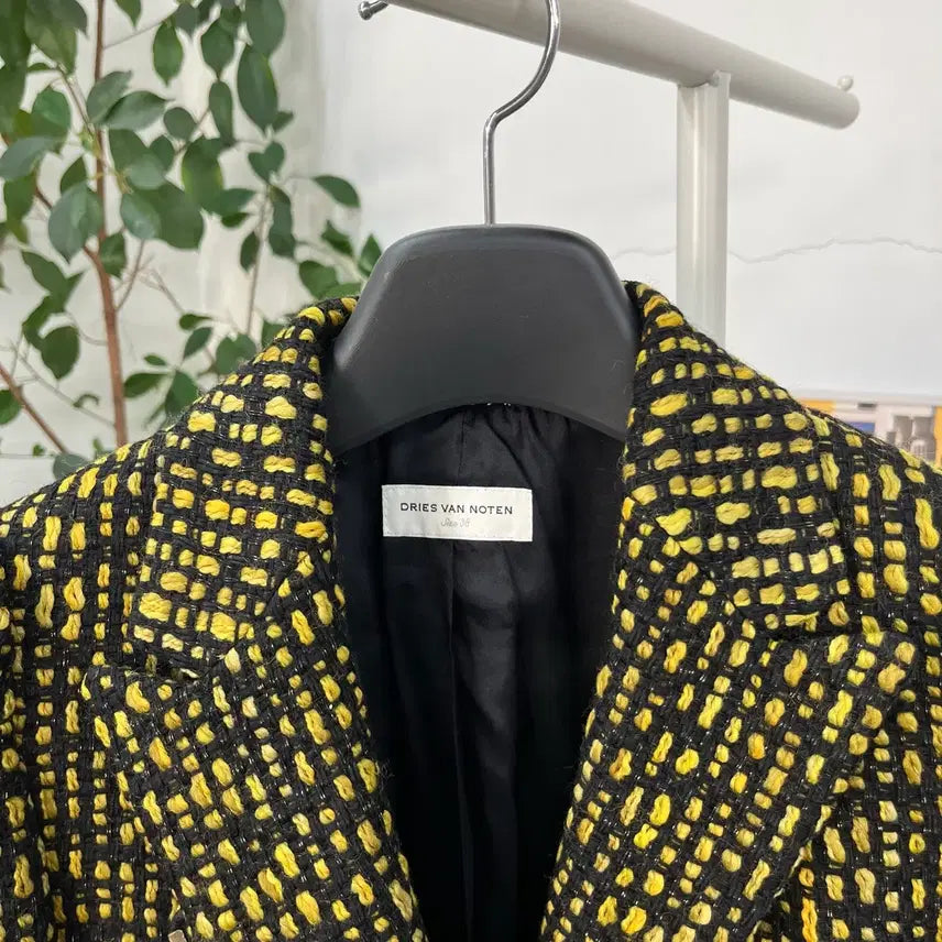 [BUNJANG] Dries Van Noten Shoulder Puff Tweed Jacket 38 / 드리스반노튼 숄더퍼프 트위드 자켓 38