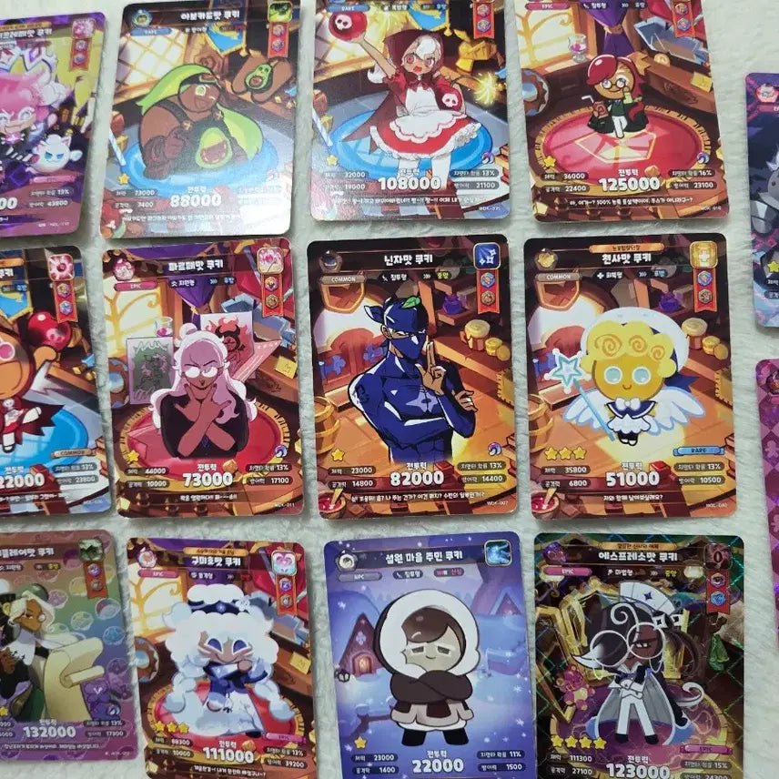 [BUNJANG] Cookie Run Kingdom Card Bundle Set / 쿠킹덤 카드 14장 일괄 팔아요!