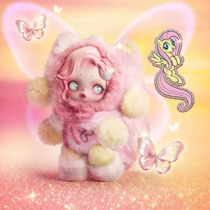 [BUNJANG] Popmart Skullpanda My Little Pony Fluttershy Figure / 팝마트 스컬판다 마이리틀포니 플러터샤이 미개봉