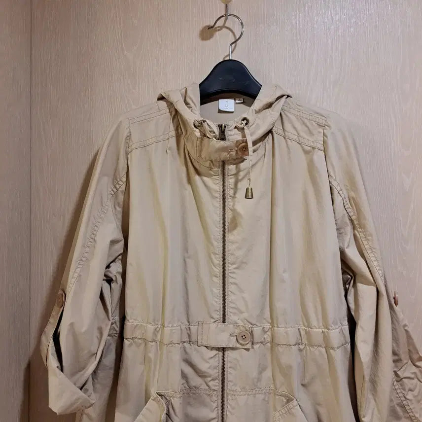 [SOLD OUT] 베이지 후드 야상 자켓사이즈S