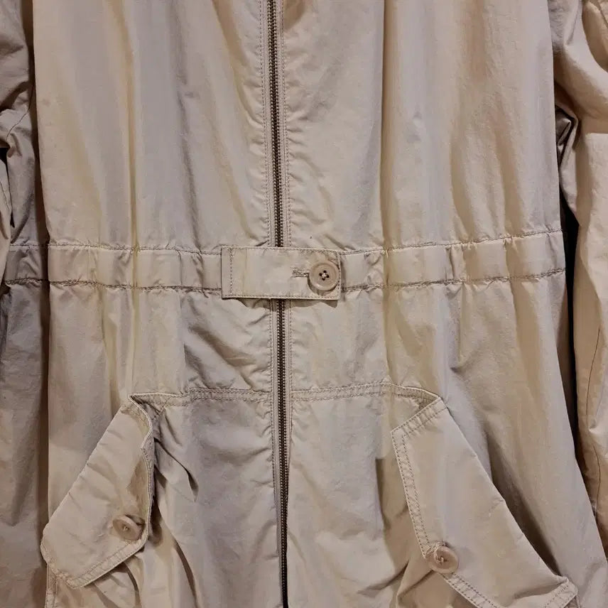 [SOLD OUT] 베이지 후드 야상 자켓사이즈S