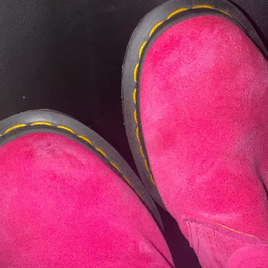 [BUNJANG] Dr. Martens MIE 1461 Suede Shoes / 닥터마틴 MIE 1461 스웨이드 핑크 260