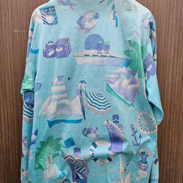 [BUNJANG] Leonard Collar T-Shirt L / 레오나드 카라 티 셔츠 L