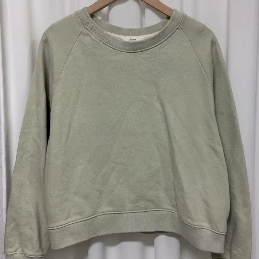[BUNJANG] OUNCE Mint Green Round Neck Sweatshirt / OUNCE 민트색 라운드 맨투맨