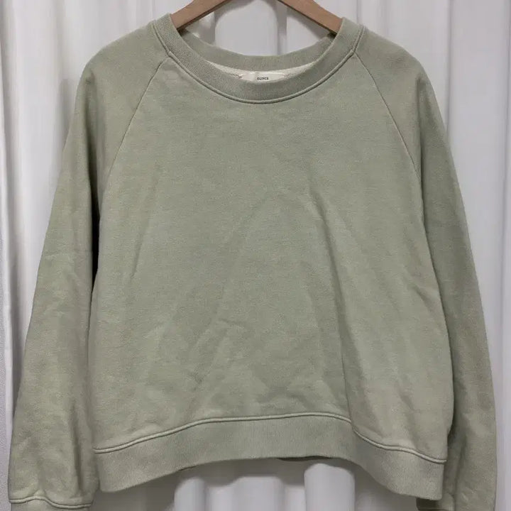 [BUNJANG] OUNCE Mint Green Round Neck Sweatshirt / OUNCE 민트색 라운드 맨투맨